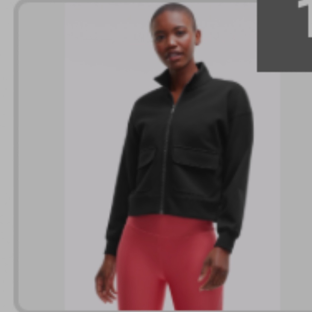 Peloton Tech Double Knit Full Zip jacket size M NWT